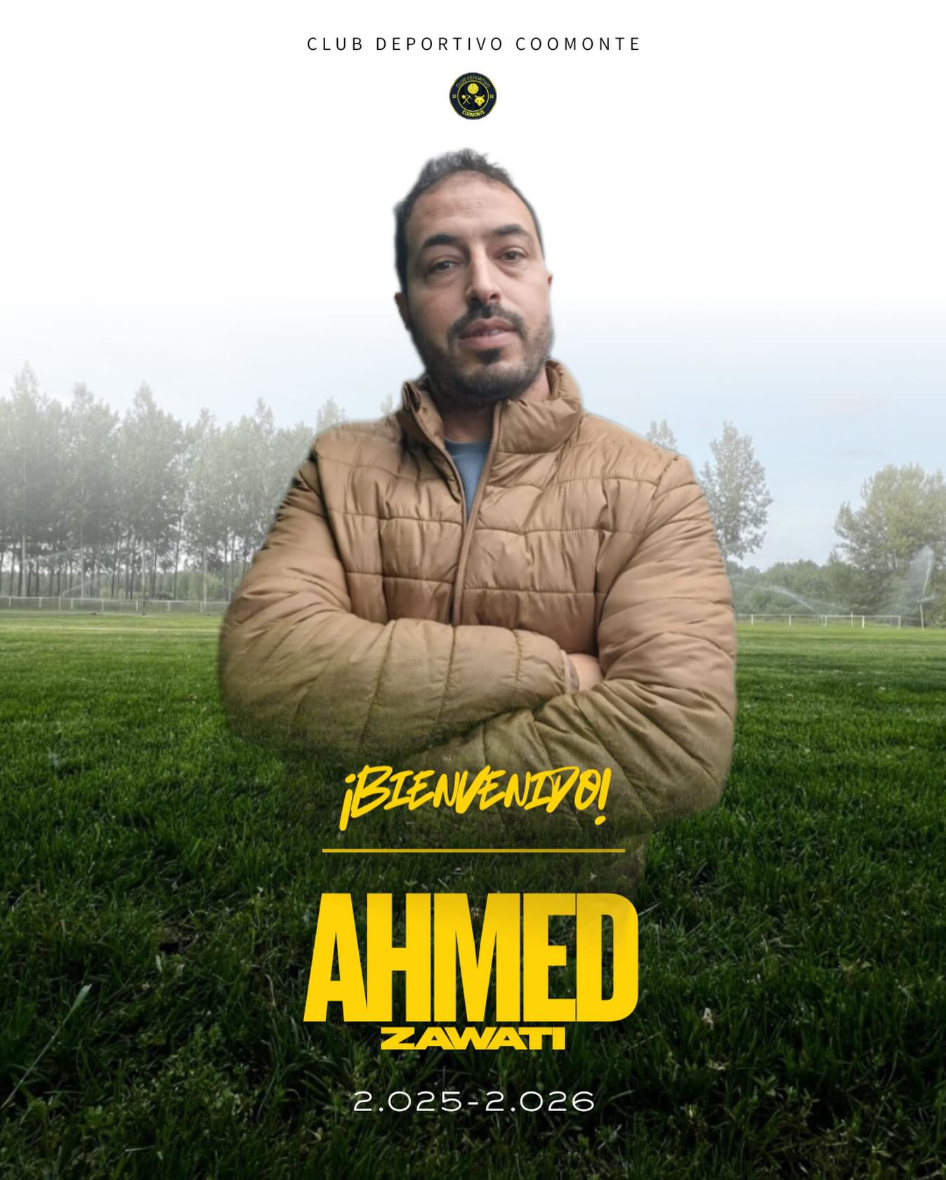 FICHAJE | 

Ahmed llega para reforzar el equipo, llega a la que será su nueva casa para dar un plus al equipo. Tras muchos años ligado a esta competición, firma con el CD Coomonte para lo que resta de temporada. 

¡Bienvenido a tu nueva casa, Ahmed! 
¡Tus éxitos serán los nuestros! 

¡1, 2, 3, Coomonte, Coomonte, Coomonte! 🖤💙

#poryparaelpueblo #cdcoomonte #futormeszamora