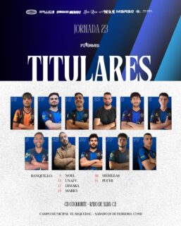 XI INICIAL |
Los 11 jugadores que salieron de cara en la tarde de hoy.
¡1, 2, 3, Coomonte, Coomonte, Coomonte! 🖤💙
#poryparaelpueblo | #cdcoomonte | #futormeszamora