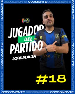 JUGADOR DEL PARTIDO | 

El hombre más destacado de nuestro equipo fue para nuestro ‘18’. 

¡Enhorabuena Mario! 🐐 

¡1, 2, 3, Coomonte, Coomonte, Coomonte! 🖤💙 

#poryparaelpueblo | #cdcoomonte | #futormeszamora