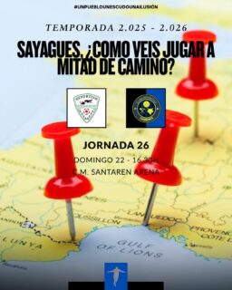 “SAYAGUES, ¿CÓMO VEIS JUGAR A MITAD DE CAMINO?”
Llega la salida más lejana de la temporada. La que nadie quiere, pero toca igualmente, ya sea en casa o a 130km de casa.
Mañana, nos jugamos los 3 puntos en uno de los mejores campos de la categoría como es el del @cdsayagues.
¡Afición, seguro que respondéis, y seguro que allí estaréis!
¡1, 2, 3, Coomonte, Coomonte, Coomonte! 🖤💙
#poryparaelpueblo | #cdcoomonte | #futormeszamora