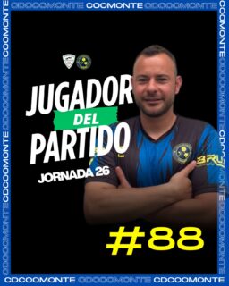 JUGADOR DEL PARTIDO |
Nuestro hombre más destacado del encuentro fue nuestra referencia en la punta del ataque. Nuestro ‘88’.
¡Enhorabuena Merillas!
¡1, 2, 3, Coomonte, Coomonte, Coomonte! 🖤💙
#poryparaelpueblo | #cdcoomonte | #futormeszamora