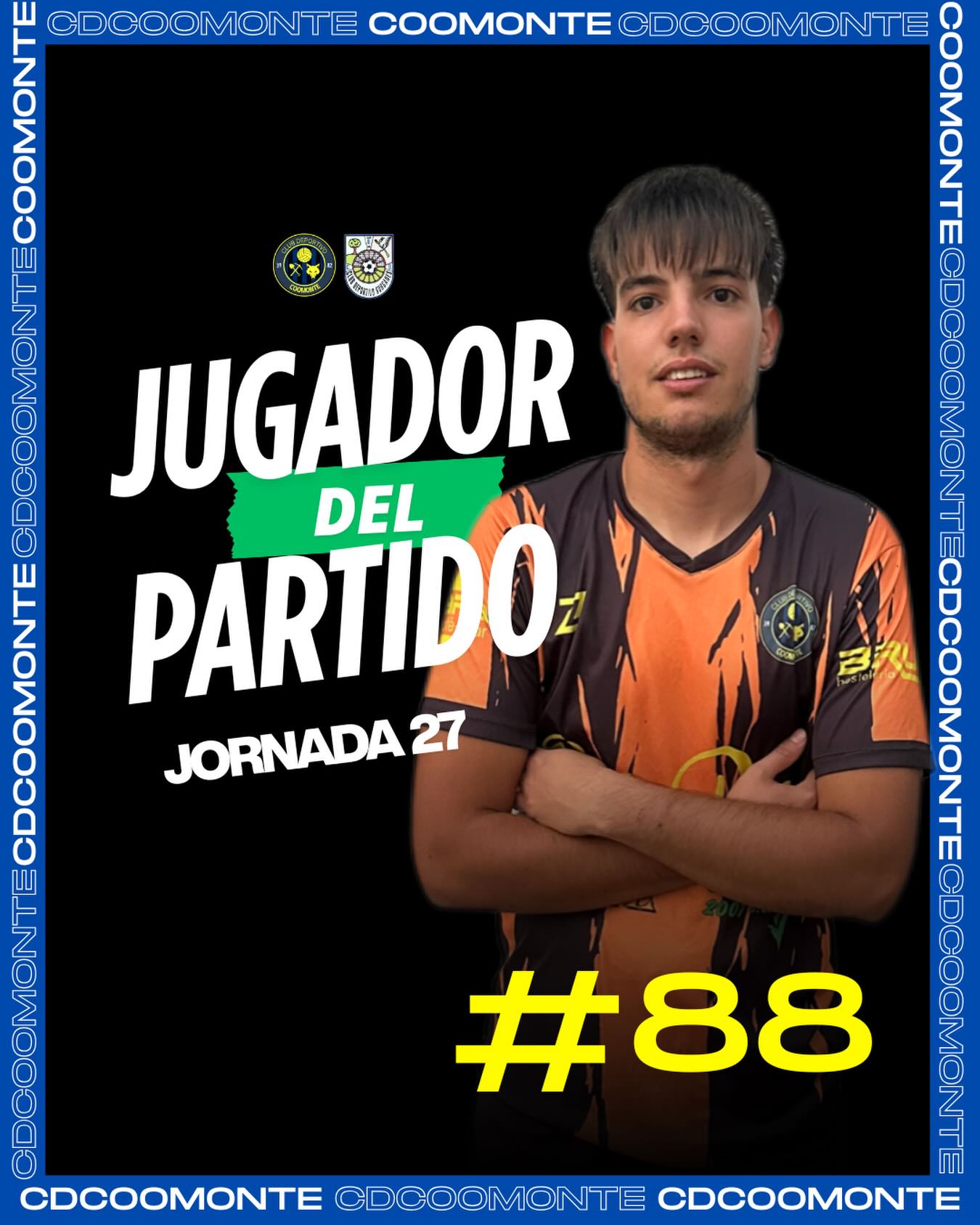 JUGADOR DEL PARTID |
Nuestro portero fue el jugador más destacado del partido tras el empate.
¡Enhorabuena Adrián! 🧤
¡1, 2, 3, Coomonte, Coomonte, Coomonte! 🖤💙
#poryparaelpueblo | #cdcoomonte | #futormeszamora