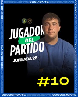JUGADOR DEL PARTIDO | 

Nuestro jugador más destacado, una vez más y como no para nuestro ‘10’. 

¡Enhorabuena ‘Beto’! 🪄 

¡1, 2, 3, Coomonte, Coomonte, Coomonte! 🖤💙

#porypararlpueblo | #cdcoomonte | #futormeszamora