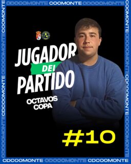 JUGADOR DEL PARTIDO | 

‘Beto’ el hombre más destacado de nuestro equipo en la tarde de ayer. 

¡1, 2, 3, Coomonte, Coomonte, Coomonte! 🖤💙 

#poryparaelpueblo | #cdcoomonte | #futormeszamora