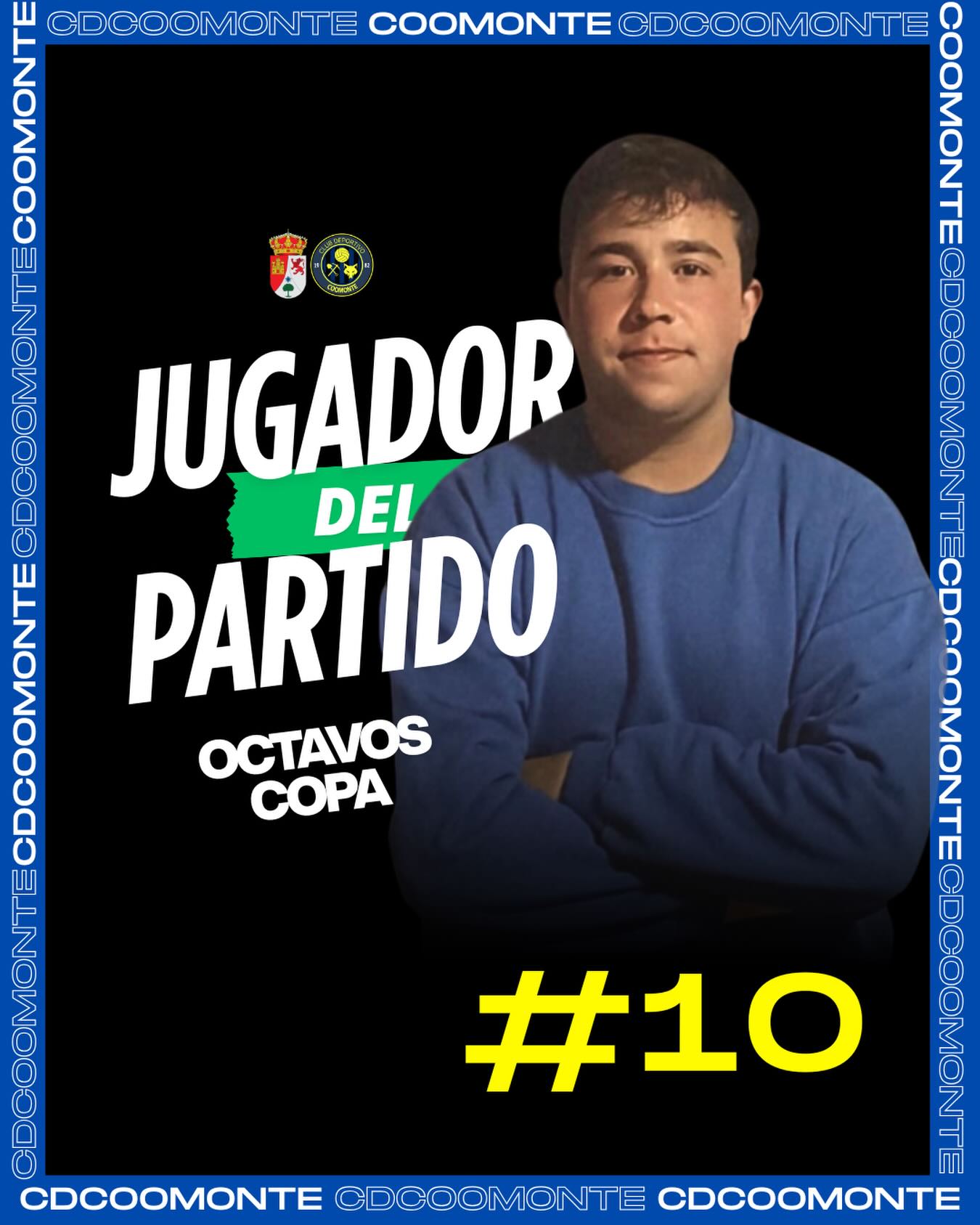 JUGADOR DEL PARTIDO | 

‘Beto’ el hombre más destacado de nuestro equipo en la tarde de ayer. 

¡1, 2, 3, Coomonte, Coomonte, Coomonte! 🖤💙 

#poryparaelpueblo | #cdcoomonte | #futormeszamora