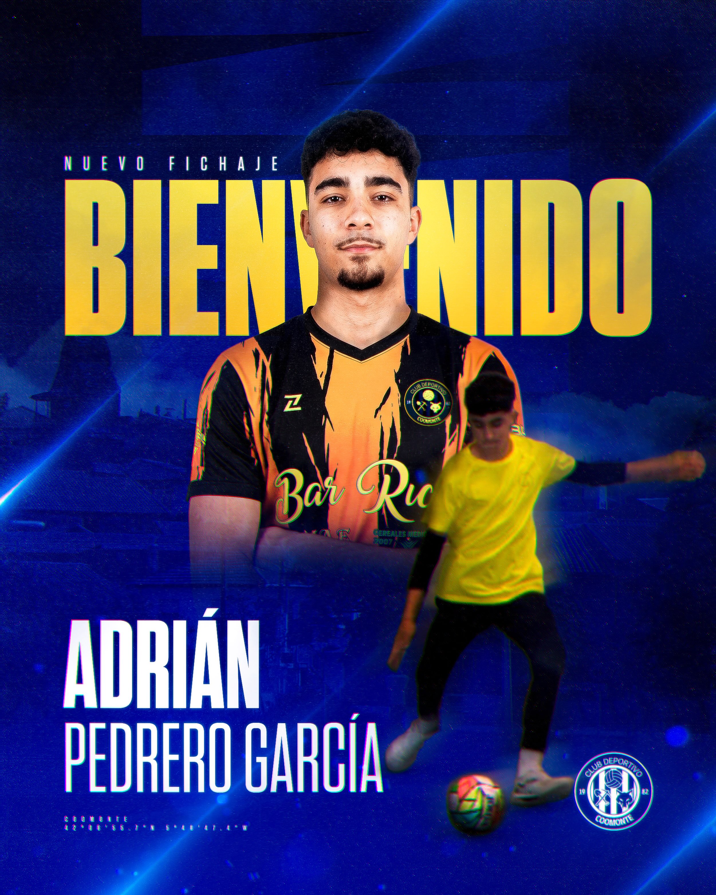FICHAJE |
Seguimos con la portería, llega Pedrero, con pasado en el Atlético Benavente y Racing Benavente, ya conoce lo que es jugar algún partido con el equipo y llega para casi dejar cerrada la portería. Nos alegra contar contigo. Esperamos compartir grandes momentos dentro y fuera del campo.
¡Bienvenido a tu nueva casa, Pedrero!
¡Tus éxitos serán los nuestros!
¡1, 2, 3, Coomonte, Coomonte, Coomonte! 🖤💙
#unpueblounescudounailusion | #cdcoomonte