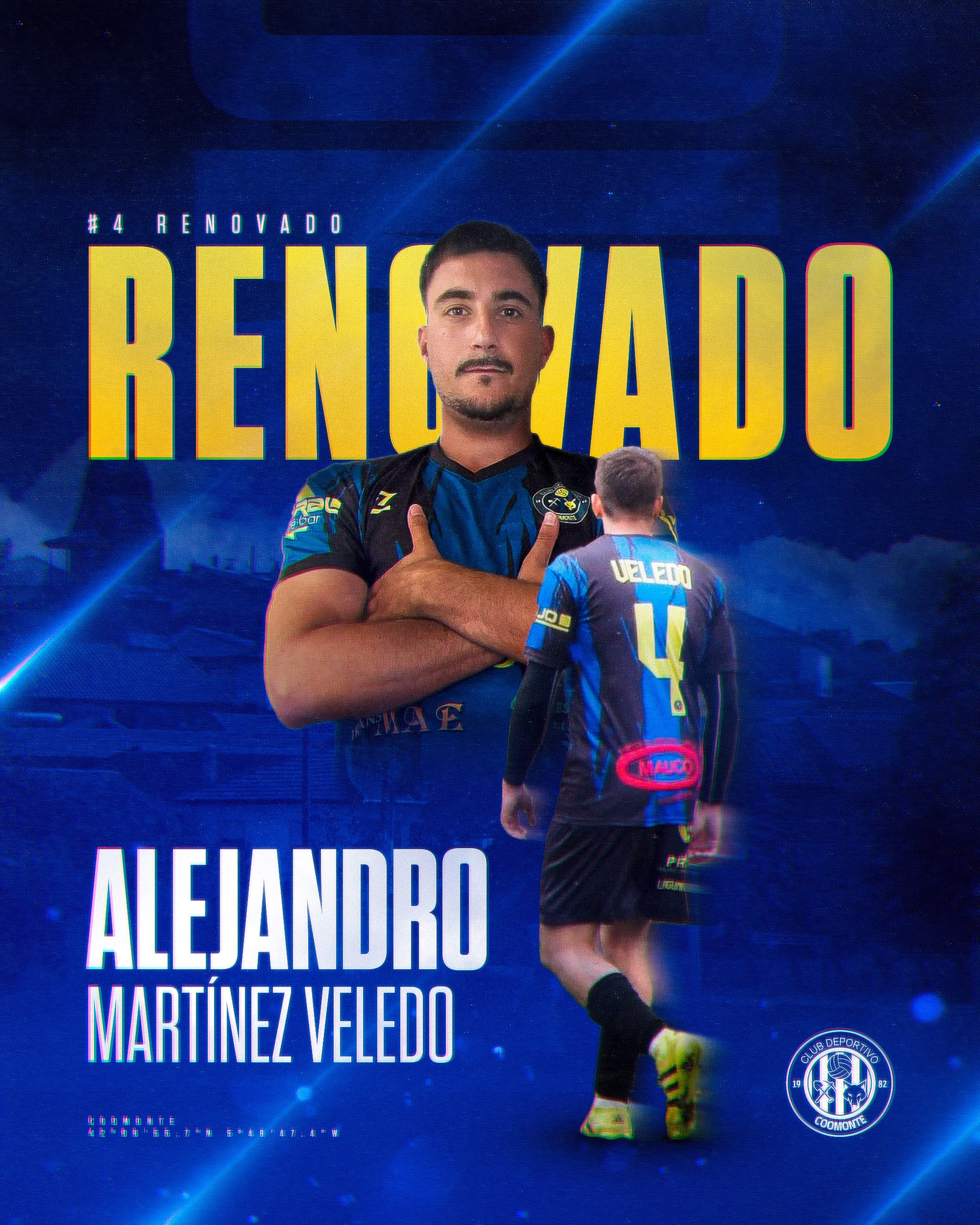 RENOVADO | 

Llega el turno de nuestro multiusos, nuestro pulpo del medio campo, llega el turno de Veledo. Renueva por una temporada más un jugador de casa como es él. Mas que un jugador, un referente. Gracias por seguir creyendo en este proyecto. 

¡Talento, trabajo y compromiso; seguimos juntos!

¡1, 2, 3, Coomonte, Coomonte, Coomonte! 🖤💙

#unpueblounescudounailusion | #cdcoomonte