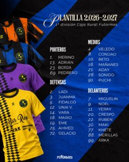 PLANTILLA | 

Estos serán los protagonistas que darán el pistoletazo de salida de esta nueva temporada. 

¡Esto arranca afición! 

¡1, 2, 3, Coomonte, Coomonte, Coomonte! 🖤💙 

#unpueblounescudounailusion | #cdcoomonte