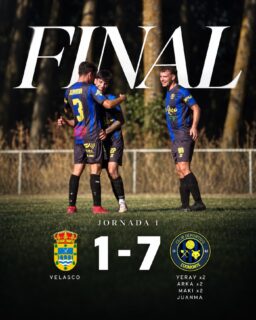 FINAL |
Buen estreno liguero el del equipo en la tarde de hoy. Victoria cómoda para comenzar la competición con buen pie.
Desde ya pensando en el siguiente encuentro en casa que será nuestro primer partido en casa esta temporada.
¡Gracias a toda la afición que nos acompañó en la tarde de hoy!
¡1, 2, 3, Coomonte, Coomonte, Coomonte! 🖤💙
#unpueblounescudounailusion | #cdcoomonte