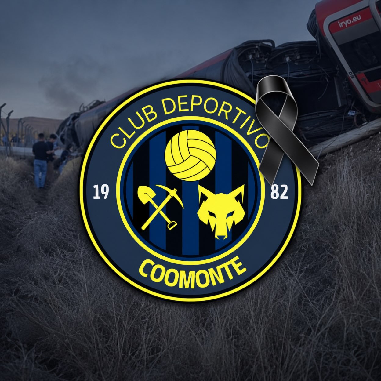 🖤 | Hoy el fútbol pasa a un segundo plano. Desde el C.D. Coomonte enviamos nuestro más sentido pésame a las familias de los fallecidos en el accidente ferroviario de Toledo y toda nuestra fuerza a los heridos.
Hoy no hay colores ni rivalidades: todos jugamos el mismo partido. Estamos con vosotros. 🖤